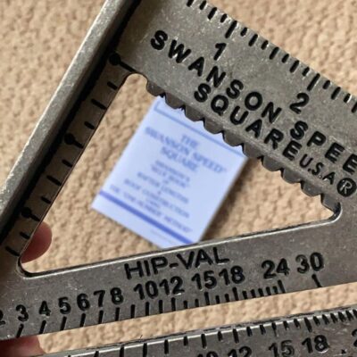 SWANSON Tool Co S0101 7 Inch Speed Square, Blue