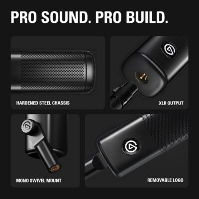 712g2m3NTgL. AC SL1500 Elgato Wave DX – Dynamic XLR Microphone, Works with Any Interface, for Mac, PC – Doom (Renewed)