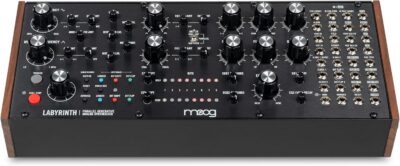 MOOG Labyrinth – Semi-Modular Parallel Generative Analog Synthesizer with Dual Sequencer, Dual Oscillators, VC Wavefolder, VC Filter, Patch Bay