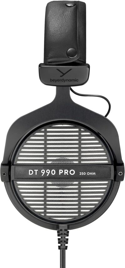 beyerdynamic DT 990 Pro 250 ohm Over-Ear Studio Headphones for Mixing, Mastering, and Editing