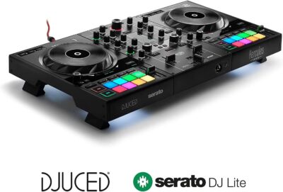 713JmXa0LL. AC SL1500 Hercules DJControl Inpulse 500 Professional DJ Controller Studio Bundle with 3.5 Powered Monitors, DJ Headphones, RCA/TRS Cables & DJ Software – Complete Laptop DJ Mixing & Performance Kit