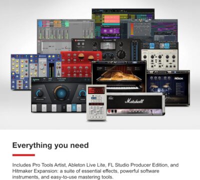 Focusrite Scarlett 18i16 4th Gen USB Audio Interface, for Songwriting, Music Production, Recording, and Podcasting — High-Fidelity, Studio Quality Recording, and All the Software You Need to Record