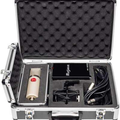 Mojave Audio MA-200 Large-Diaphragm Tube Condenser Microphone – Satin Nickel