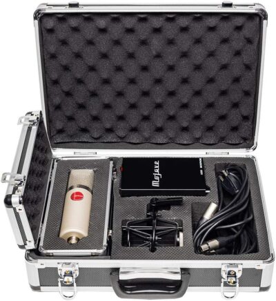 Mojave Audio MA-200 Large-Diaphragm Tube Condenser Microphone – Satin Nickel