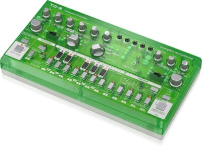 Behringer TD-3-LM Analog Bass Line Synthesizer with VCO, VCF, 16-Step Sequencer, Distortion Effects and 16-Voice Poly Chain