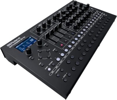 Roland SH-4D Desktop Synthesizer Bundle with Headphones, MIDI Cable, and Austin Bazaar Polishing Cloth