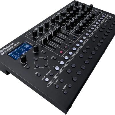 Roland SH-4D Desktop Synthesizer Bundle with Headphones, MIDI Cable, and Austin Bazaar Polishing Cloth