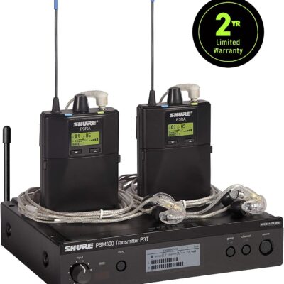 Shure PSM300 Twin Pack Pro Wireless in Ear Monitor System G20 Band