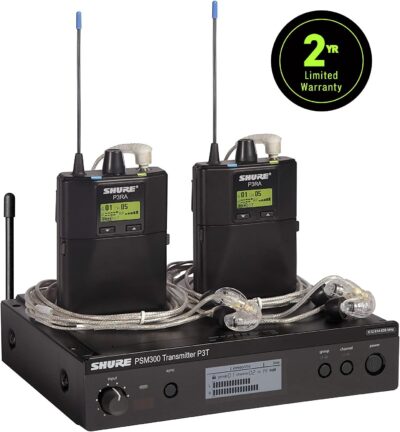 Shure PSM300 Twin Pack Pro Wireless in Ear Monitor System G20 Band