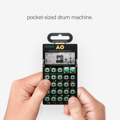 teenage engineering pocket operator PO-12 rhythm, drum machine and sequencer with parameter locks and punch-in effects