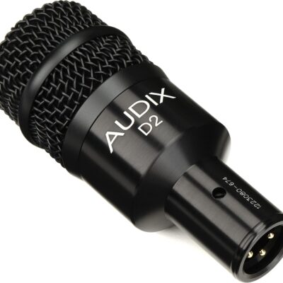 7145ezzg ZL. AC SL1500 AUDIX D2 Hypercardioid Dynamic Instrument Microphone for Kick Drums, Toms, and Bass Instruments