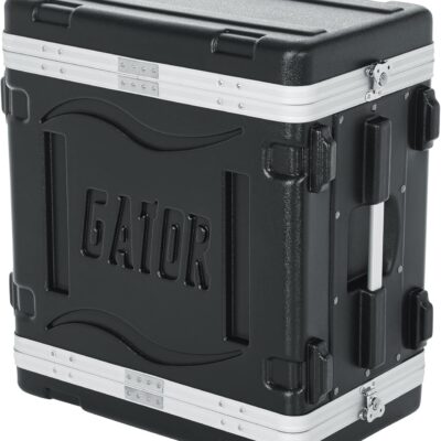 714IwPVp6L. AC SL1500 Gator Cases Lightweight Molded 6U Rack Case with Heavy Duty Latches, Standard 19.25 Depth (GR-6L)