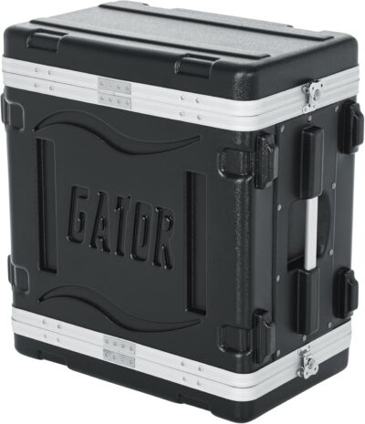 714IwPVp6L. AC SL1500 Gator Cases Lightweight Molded 6U Rack Case with Heavy Duty Latches, Standard 19.25 Depth (GR-6L)