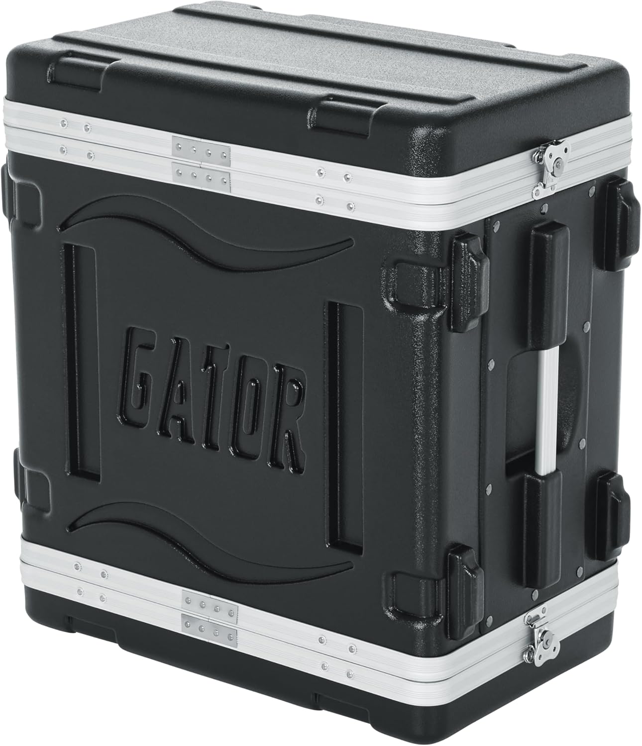 Gator Cases Lightweight Molded 6U Rack Case with Heavy Duty Latches, Standard 19.25 Depth (GR-6L)