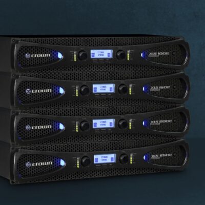 714hcUlPxPL. SL1500 Crown XLS1002 2-Channel Class D DriveCore Professional Power Amplifier with DSP, Band Pass Filters & Peakx Limiters. XLR/RCA Inputs, 350W at 4 Ohm, PureBand Crossover System. Black