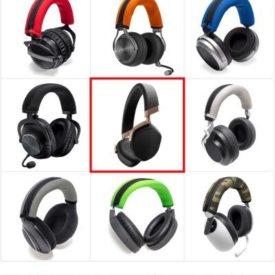 Headphone Headband Cover Cushion Compatible with V-Moda S-80,Crossfade M-100 M-200,Crossfade 2 II,Crossfade 3,LP2 Wireless Headphone-Headband Tape Protection