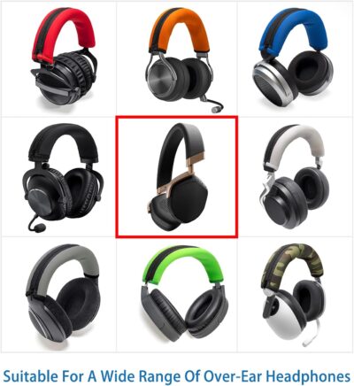 Headphone Headband Cover Cushion Compatible with V-Moda S-80,Crossfade M-100 M-200,Crossfade 2 II,Crossfade 3,LP2 Wireless Headphone-Headband Tape Protection