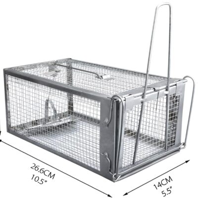 715BYunb9QL. AC SL1500 Gingbau Rat Chipmunk Trap Humane Live Mouse Vole Cage Trap