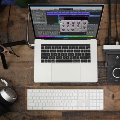Apogee Duet 3-2 Channel USB Audio Interface for Recording Mics, Guitars, Keyboards on MAC and PC – Great for Recording, Streaming, and Podcasting, Runs Apogee DSP Plugin