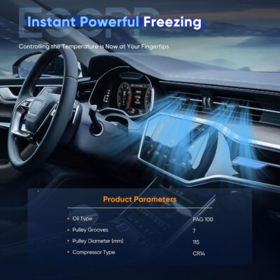 ECCPP A/C Compressor with Clutch 2005-2019 for Nissan Frontier Xterra 4.0L 2009-2012 for Suzuki Equator 4.0L AC Compressor