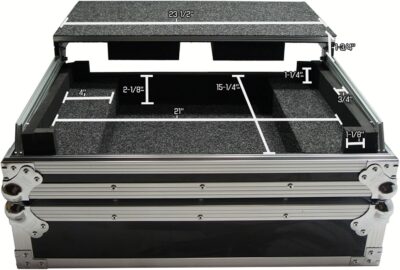 Harmony Audio HCRTMIX8LT Flight Glide Laptop Stand Custom Case Compatible with Reloop Terminal Mix 8