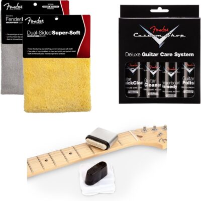 716XmBDB4qL. AC SL1500 1773986089 6132 Fender American Professional II Stratocaster – Black Bundle with Case, Strap, Cable, and Guitar Cleaning Kit