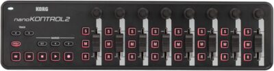 Korg nanoKONTROL2 Slim-Line USB Control Surface, Black