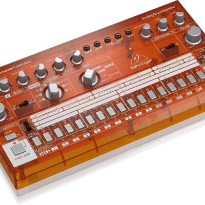 Behringer RHYTHM DESIGNER RD-6-TG Analog Drum Machine with 8 Drum Sounds, 64 Step Sequencer and Distortion Effects