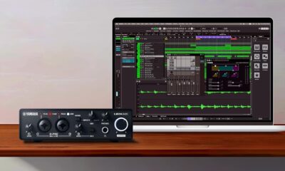 Yamaha 2-in/2-out USB-C Audio/MIDI Interface with 32-bit/192kHz Support, 2 combo Inputs, DSP-Powered Mixing/Effects, Steinberg Software Suite, Black URX22C