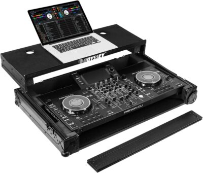 Denon DJ SC LIVE 4 I-Board Flight Case with Glide Style Laptop Platform