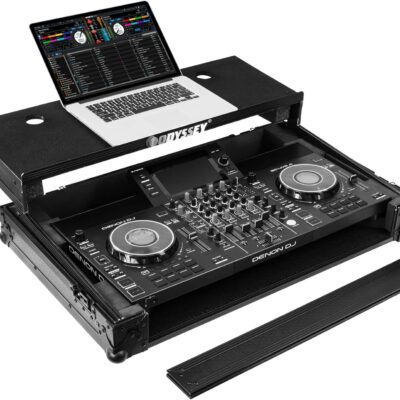 Denon DJ SC LIVE 4 I-Board Flight Case with Glide Style Laptop Platform