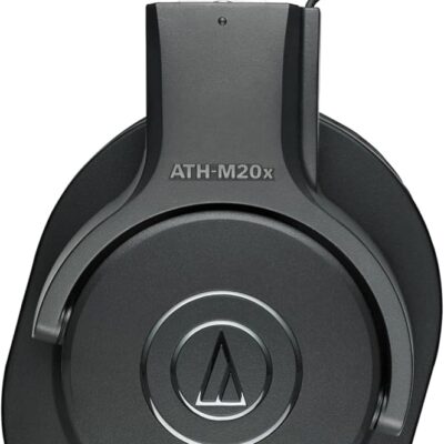 Audio-Technica ATH-M20x Professional Studio Monitor Headphones, Black
