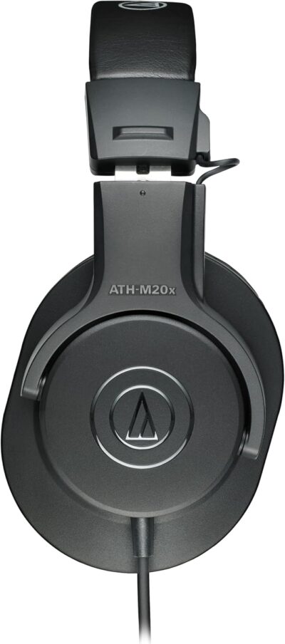 Audio-Technica ATH-M20x Professional Studio Monitor Headphones, Black