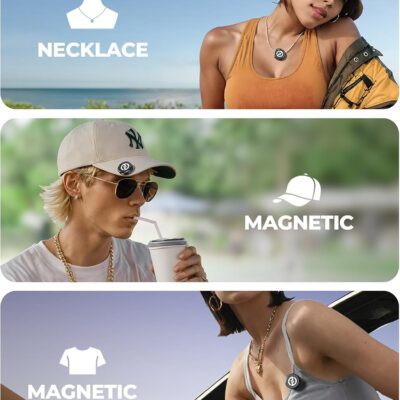 Hollyland Lark M2 Wireless Lavalier Microphone for Camera PC Laptop Phones, Mini Lapel Microphone Wireless, 48KHz 24Bit, 1000ft Range, Noise Cancellation, 30H Battery for Video Recording, Streaming