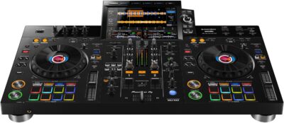 Pioneer DJ XDJ-RX3 2-Channel Performance All-in-One DJ System – Black Bundle with Case, Headphones, Cable and Austin Bazaar Polishing Cloth