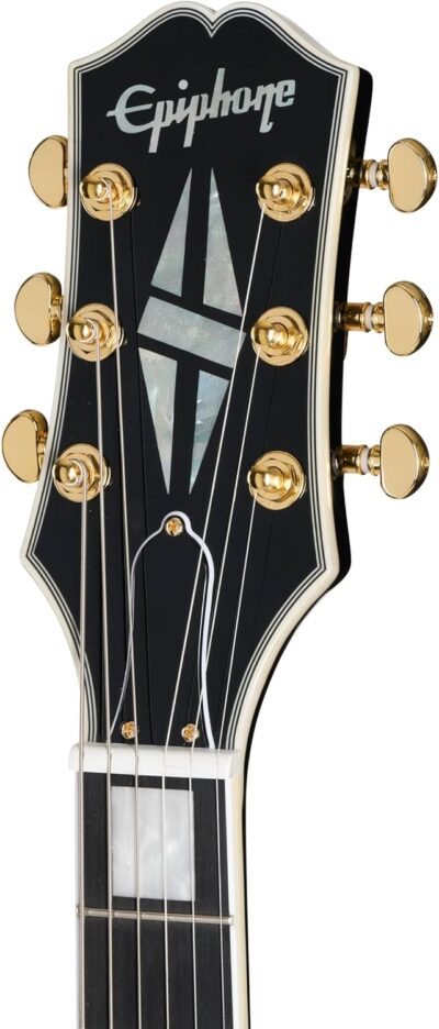 Epiphone Inspired by Gibson SG Custom, Ebony Gold Hardware with Bag
