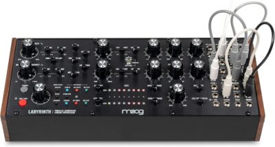 MOOG Labyrinth – Semi-Modular Parallel Generative Analog Synthesizer with Dual Sequencer, Dual Oscillators, VC Wavefolder, VC Filter, Patch Bay