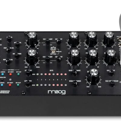 MOOG Labyrinth – Semi-Modular Parallel Generative Analog Synthesizer with Dual Sequencer, Dual Oscillators, VC Wavefolder, VC Filter, Patch Bay