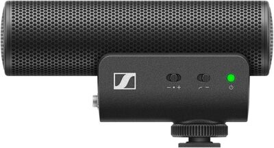 Sennheiser MKE 400 Camera-Mount Shotgun Microphone (2nd Generation) Bundle with Compact Tabletop Tripod and Smartphone Tripod Mount