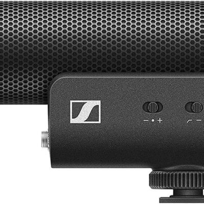 Sennheiser MKE 400 Camera-Mount Shotgun Microphone (2nd Generation) Bundle with Compact Tabletop Tripod and Smartphone Tripod Mount