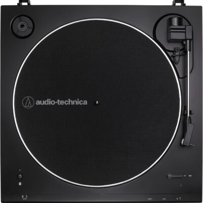 Audio-Technica AT-LP60XBT-BK Fully Automatic Wireless Belt-Drive Turntable (Black) (ATLP60XBTBK)