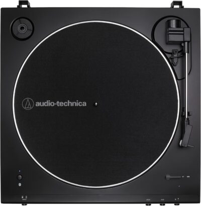 Audio-Technica AT-LP60XBT-BK Fully Automatic Wireless Belt-Drive Turntable (Black) (ATLP60XBTBK)
