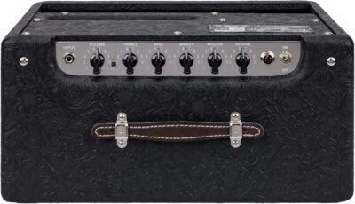 Fender Blues Junior IV 30th Anniversary Amplifier Bundle with Amperstand Guitar Cradle, Tuner, Cable, and Austin Bazaar Exclusive 24-Pack Picks