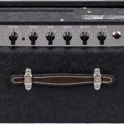 Fender Blues Junior IV 30th Anniversary Amplifier Bundle with Amperstand Guitar Cradle, Tuner, Cable, and Austin Bazaar Exclusive 24-Pack Picks