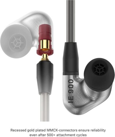 Sennheiser IE 900 Audiophile In-Ear Monitors – TrueResponse Transducers with X3R technology for Balanced Sound, Detachable Cable with Flexible Ear Hooks, Includes Balanced Cables, 2-Year Warranty