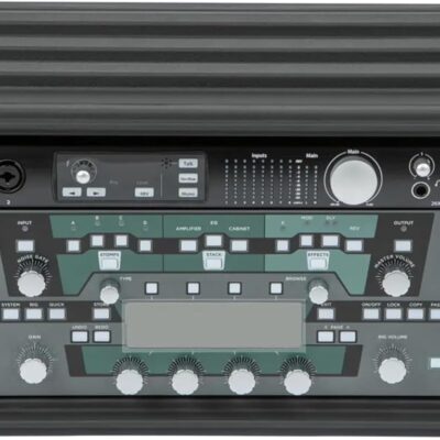 SKB 4U Shallow Roto Rack Case – Durable Polyethylene Gear Protector, Stackable, Waterproof with Twist Latches & Rubber Feet for Musicians, DJs, and A/V Equipment – Secure Transport & Storage Solution