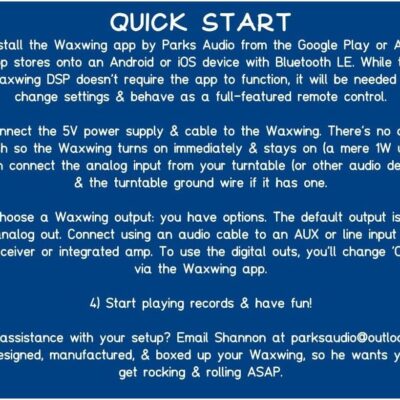 Waxwing Phono DSP Preamp from Parks Audio with Magic, Optical Out & Full App Control