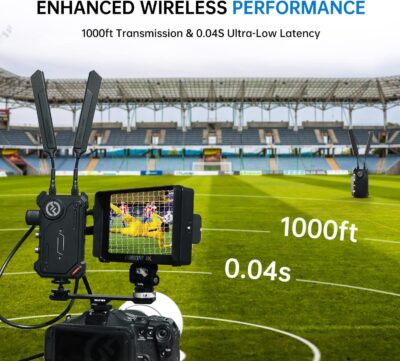 Hollyland Cosmo C1 [Official] 1000ft Wireless HDMI/SDI Video Transmission System 40ms 1080P 12-20Mbps 5G Image&Audio Transmitter Receiver, Embedded UVC Live Stream Seamless Channel Switch SDI-Loopout