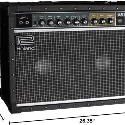 Roland JC-40 Jazz Chorus | Compact Guitar Amp | Iconic JC Clean Tone | Signature Dimensional Space Chorus Effect | Powerful 40-Watt Stereo Amp | Dual 10 Speakers | Enhances Pedals, Multi-FX & More