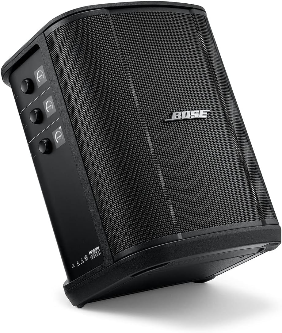 Bose S1 Pro Plus Bluetooth Speaker System Bundle with Battery, Shure PGA48 Microphone, 15ft XLR Audio Cable (6 Items)